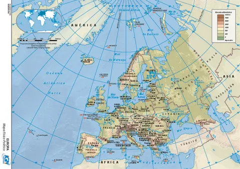 Mapa político de Europa