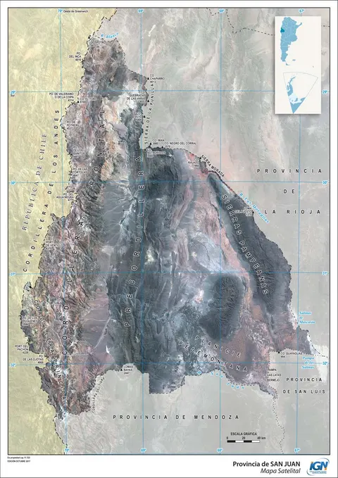 Mapa satelital de San Juan
